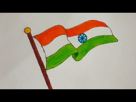 15 August Flag Drawing - Serunen