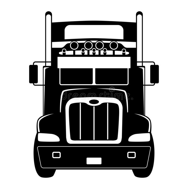 pic 18 Wheeler Silhouette https www shutterstock com image vector american semitruck vector 391546804