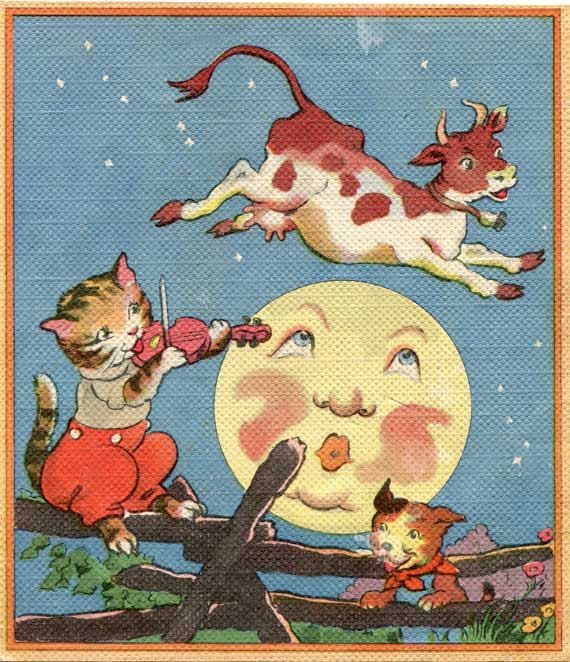 pics Cow Jumped Over The Moon Vintage cow jumped over the moon vintage