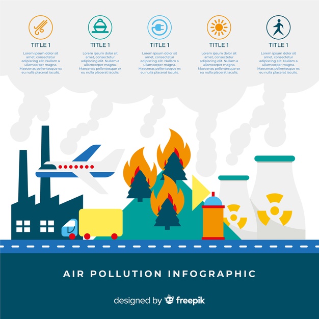 Environmental Issues Infographic - Serunen