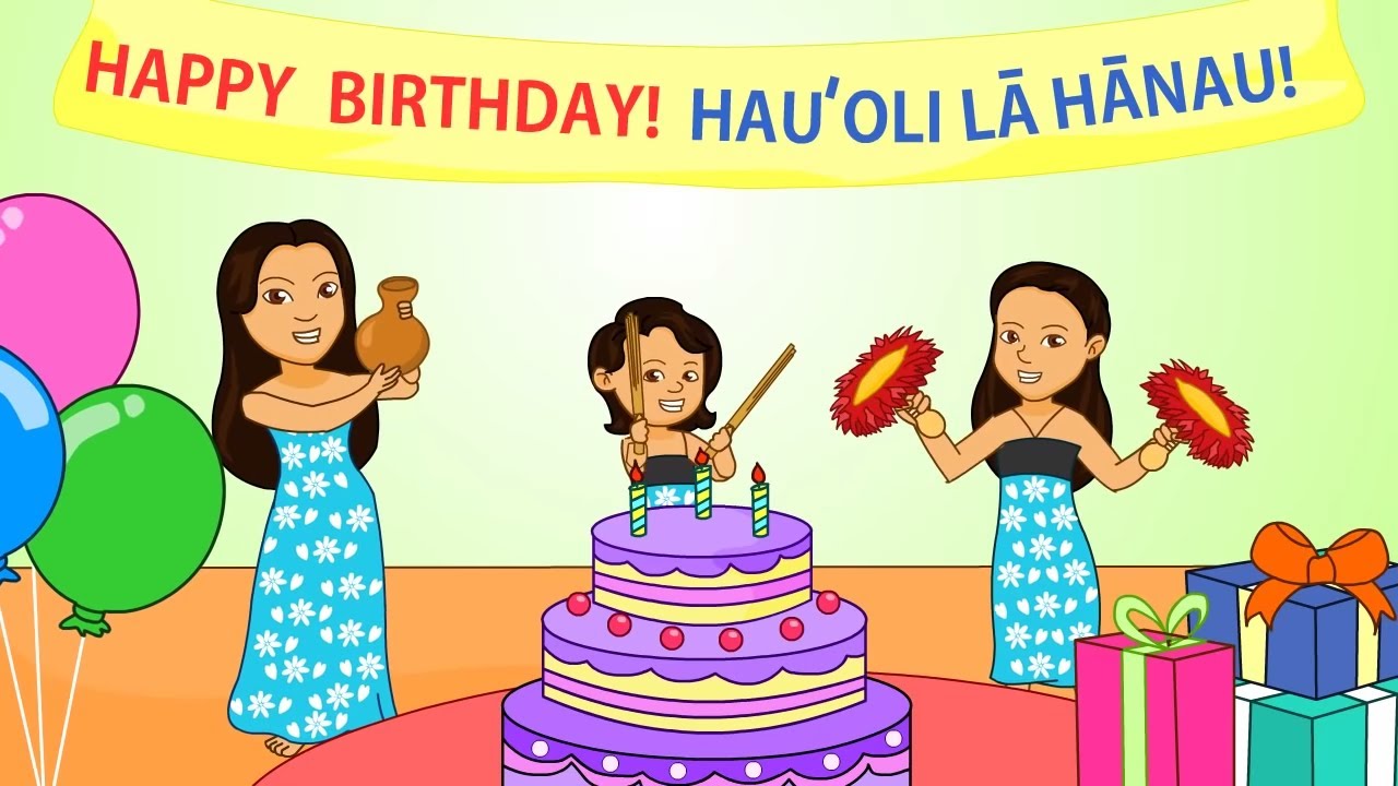 photo Happy Birthday Hawaiianisch hau oli la hanau happy birthday song