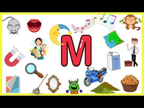 picture Images Starting With Letter M beginning consonant worksheets