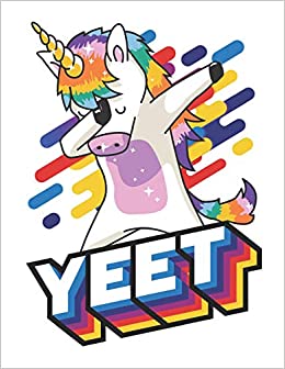 images Pictures Of A Dabbing Unicorn yeet colorful dabbing unicorn notebook