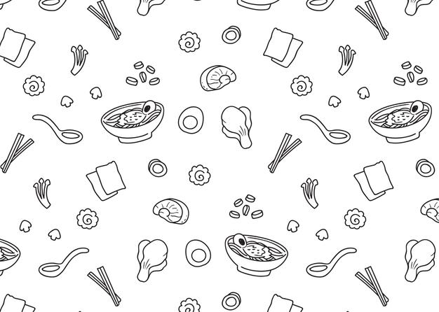 wallpapers Ramen Doodle dreamstime com