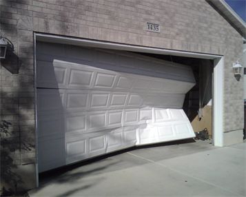 picture Smashed Garage Door garages layton police say